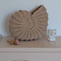 Coquillage rond en crochet otter Supcio Design