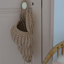 Coquillage long en crochet otter Supcio Design