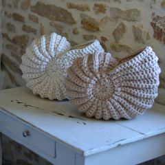 Crochetshell round cream Supcio Design