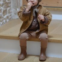 Quilted jacket faded brown Konges Slojd