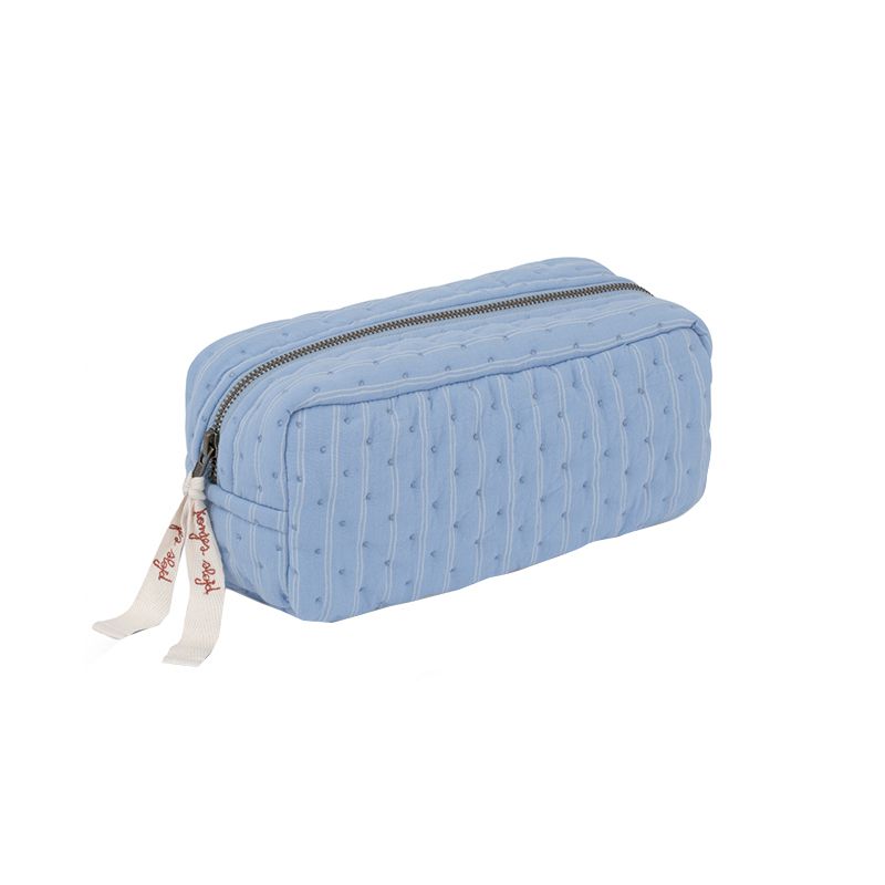 Quilted toiletry bag bel air blue champagne Konges Slojd - Yellow F...