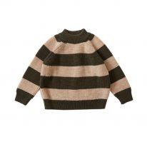 Witum knit sweater creamy dark olive Konges Slojd