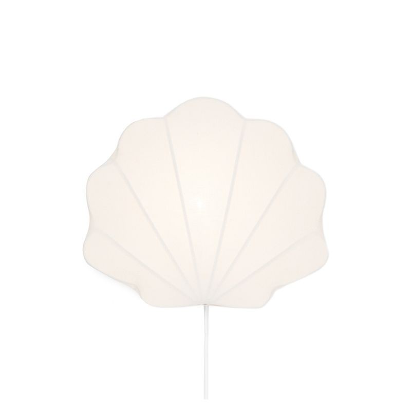 Fabric lamp clam off-white Konges Slojd