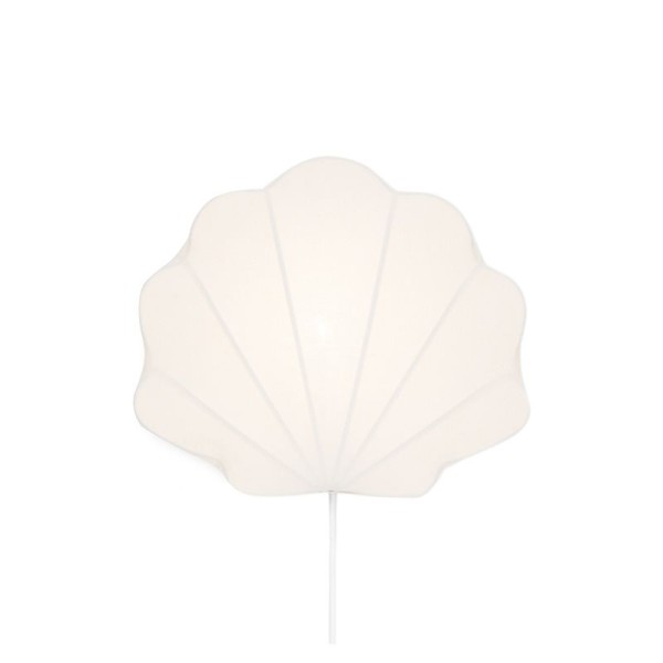 Fabric lamp clam off-white Konges Slojd