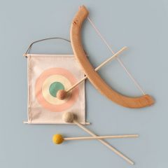 Peach bow and arrow Tangerine Studio