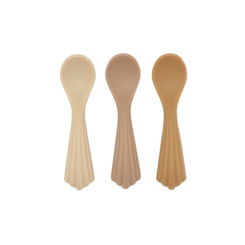 3 pack spoons silicone shell Konges Slojd