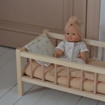 Doll bedding set pansies Bonjour Little