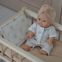 Parure de lit de poupée pansies Bonjour Little