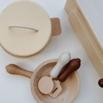 Wooden pots and pans Konges Slojd