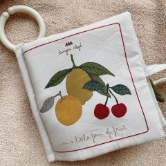 Fabric book fruit Konges Slojd