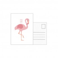 EEF LILLEMOR  Carte postale Flamingo