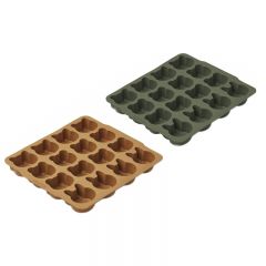 Sonny ice cube tray 2 pack green mustard Liewood