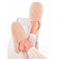 Wool slippers woman beige Alwero