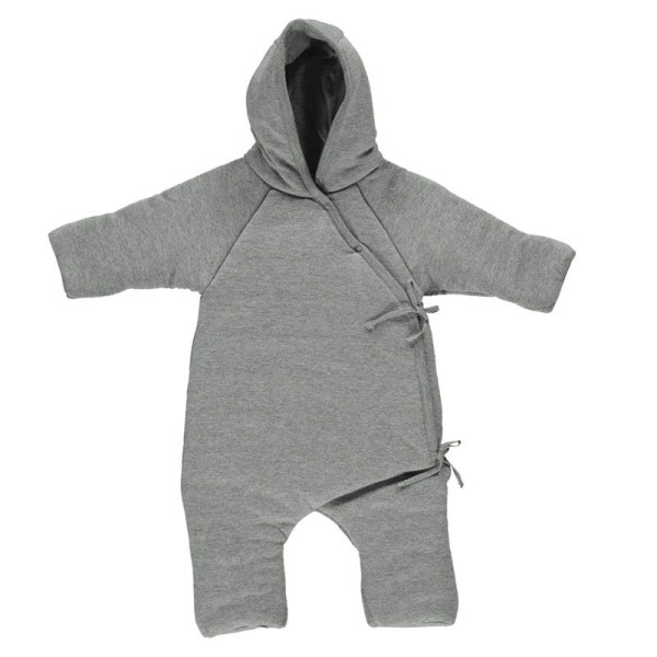 Rex new born Pilot suit grey melange Marmar Copenhagen