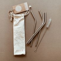 4-pack reusable straws Haps Nordic