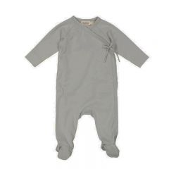 Pyjama en coton vert de gris