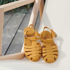 Rubber beach sandals yellow mellow Liewood