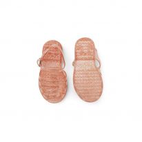 Rubber beach sandals glitter peach Liewood